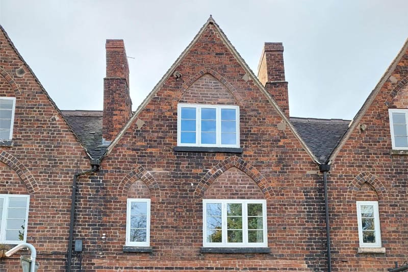 William White Buildings after vacuum glazing installation