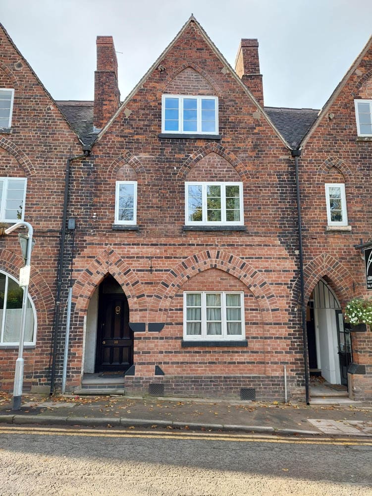 Outside view of the William White buidings in Audley, Staffordshire
