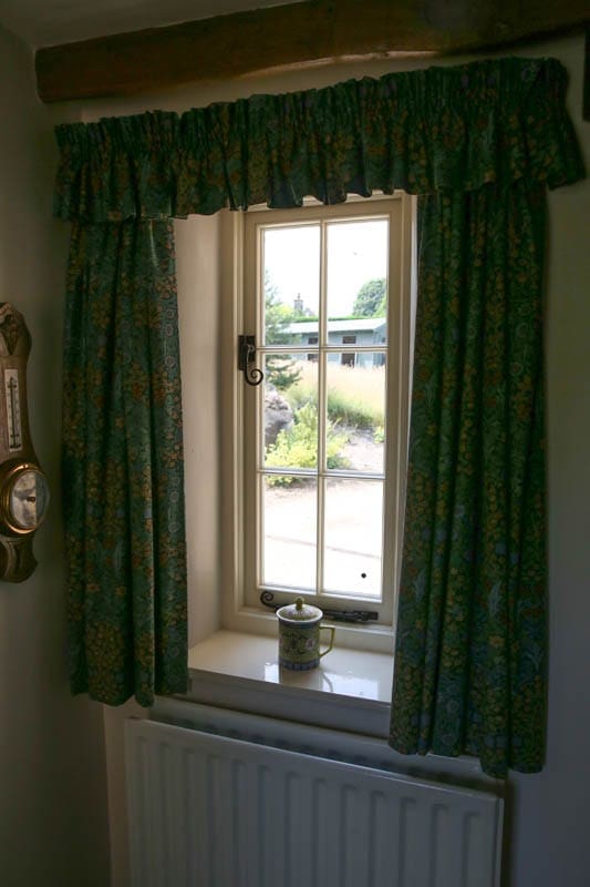 Alternative view of a single casement heritage window fitted with vacuum glazing