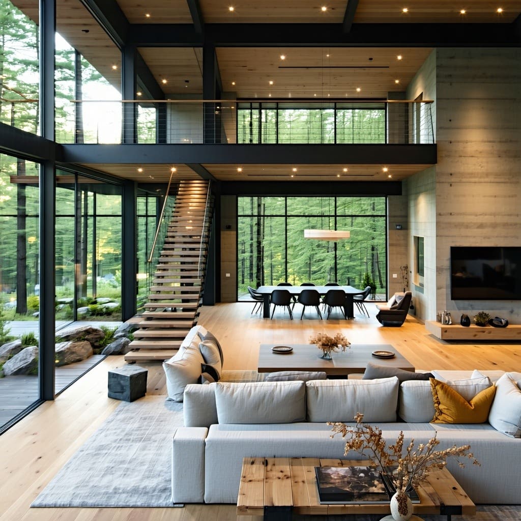 A modern home in North Macdonia upgraded to be sustainable and eco friendly