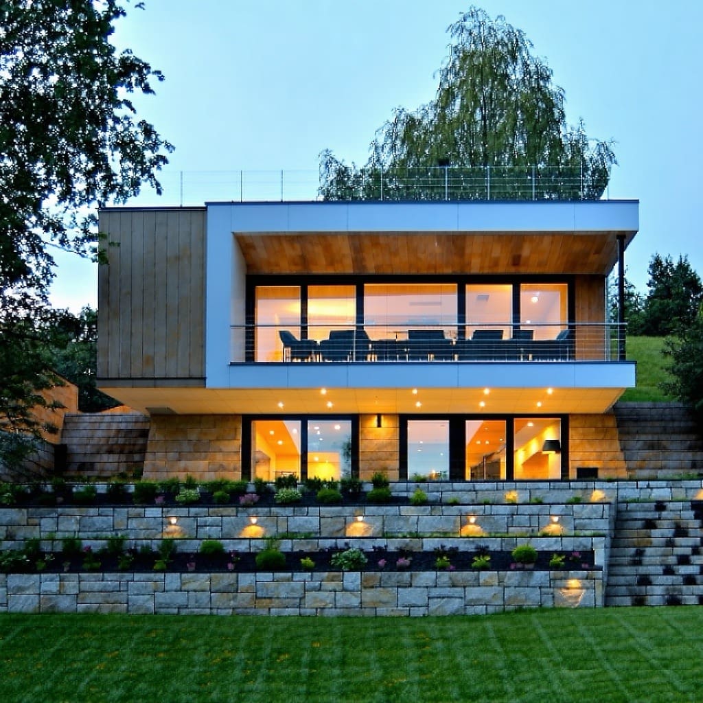 A modern home in Slovakia upgraded to be sustainable and eco friendly