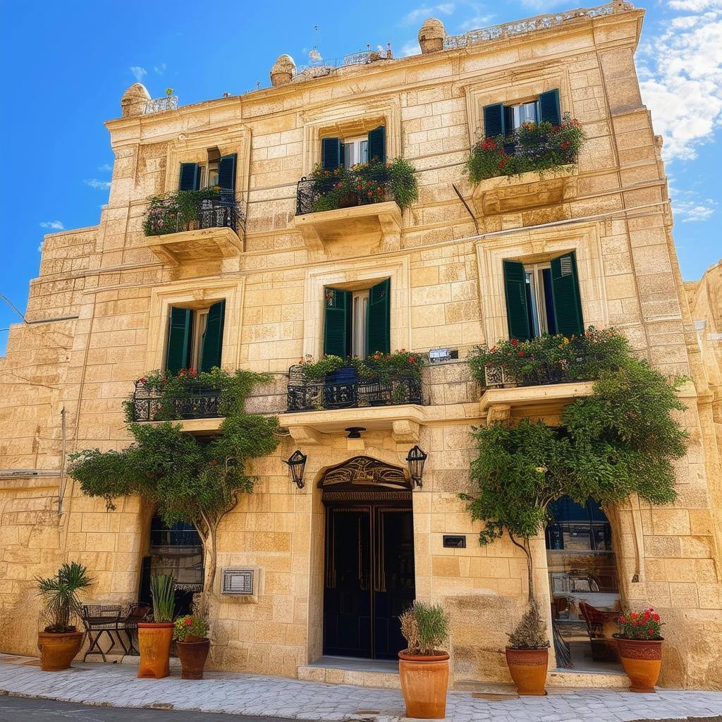 A traditional hotel in in Malta