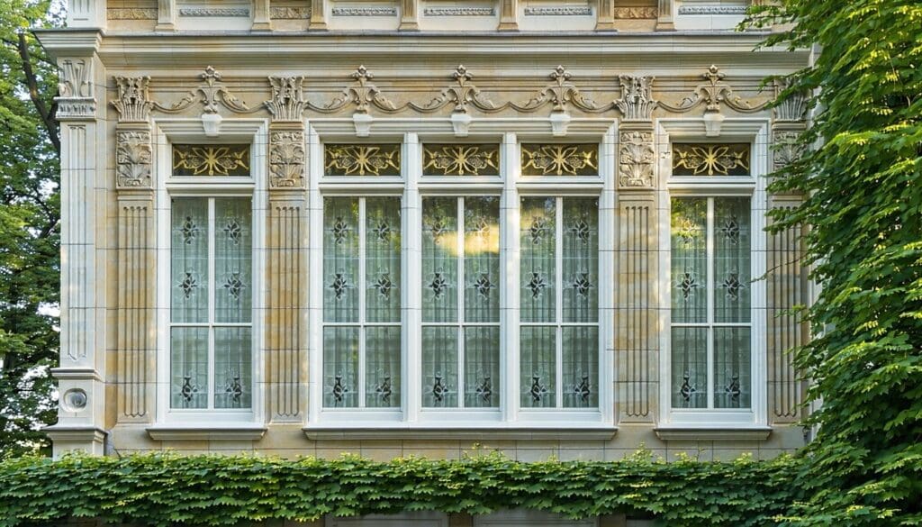 An historic window in poland refurbished with vacuum glazing