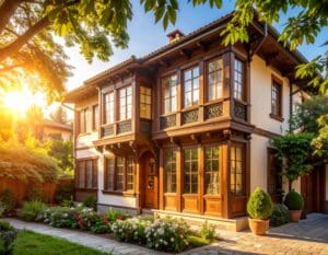 Restored Bulgarian heritage home fitted with vacuum glazing for historic buildings