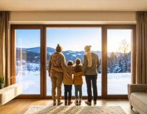 Енергийно ефективно остъкляване в български дом, което намалява разходите за отопление