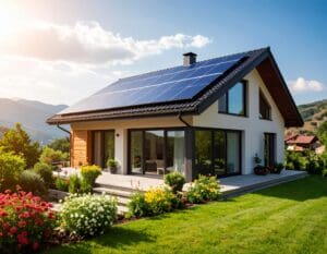 Modern eco-friendly home featuring vacuum glazing in Bulgaria