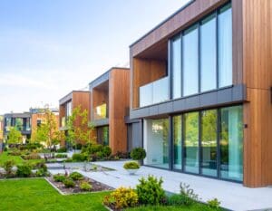 Modern new-build homes in Slovakia featuring vacuum glazing in 2025