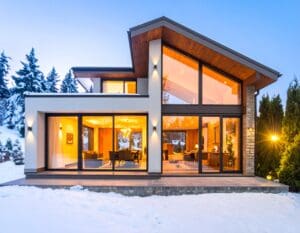 Energy-efficient windows installed in a renovated Azerbaijani home for better comfort and lower energy bills
